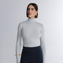 Blusa Segunda Pele Manga Longa Skin Cropped