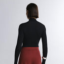 Blusa Segunda Pele Manga Longa Skin Cropped