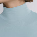 Blusa Segunda Pele Manga Longa Skin Cropped