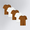 Kit 5 Camisetas Básicas Tech Daily Feminina