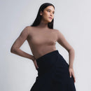 Blusa Segunda Pele Manga Longa Skin Cropped